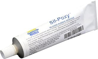 Sil-Poxy Silicone Adhesive - 3 Ounce Tube by Smooth