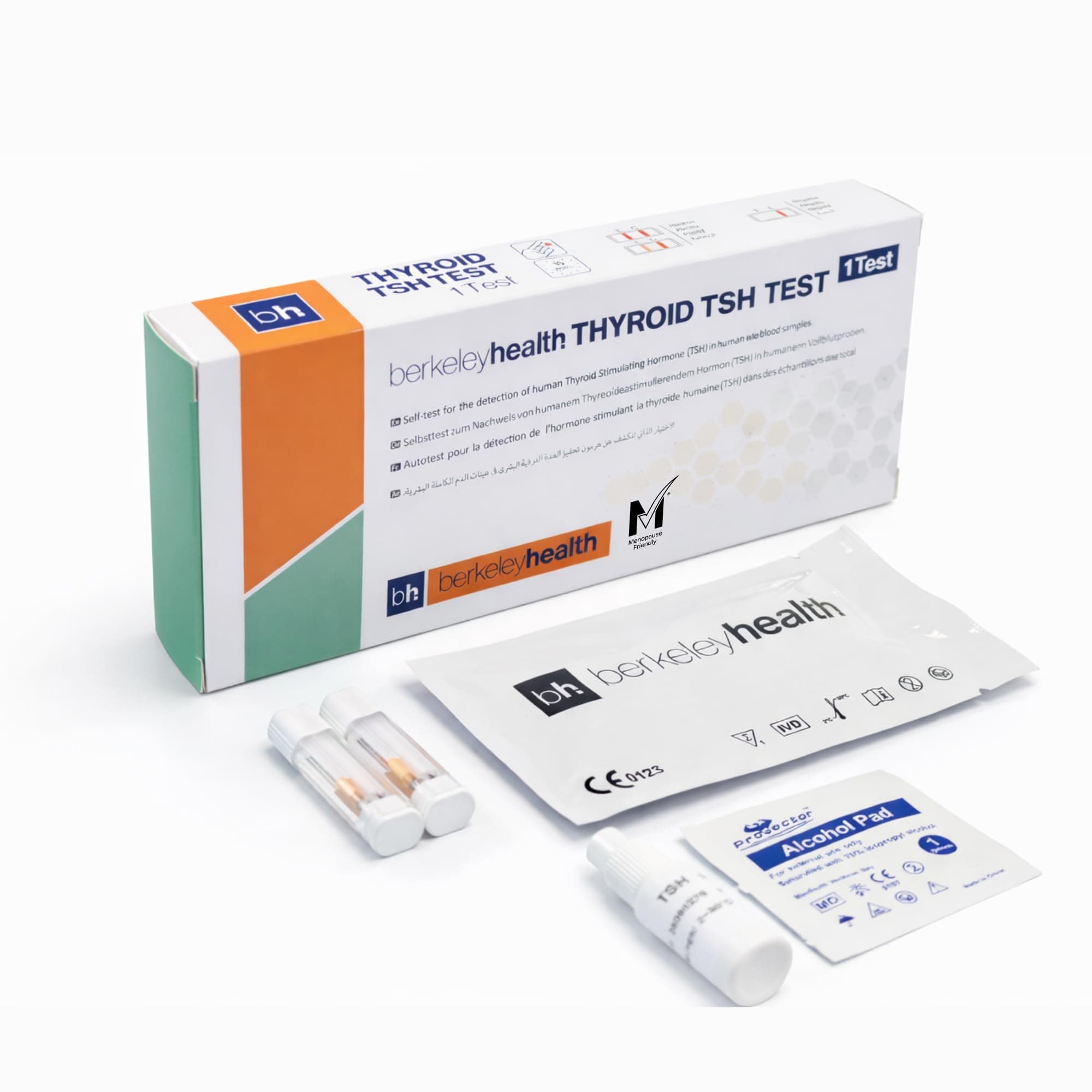 Thyroid TSH Self Test Kit by Berkeley Health (Easy Check) - Thyroid Balance Awareness, Easy Home Use, Fast Results - 1 Test