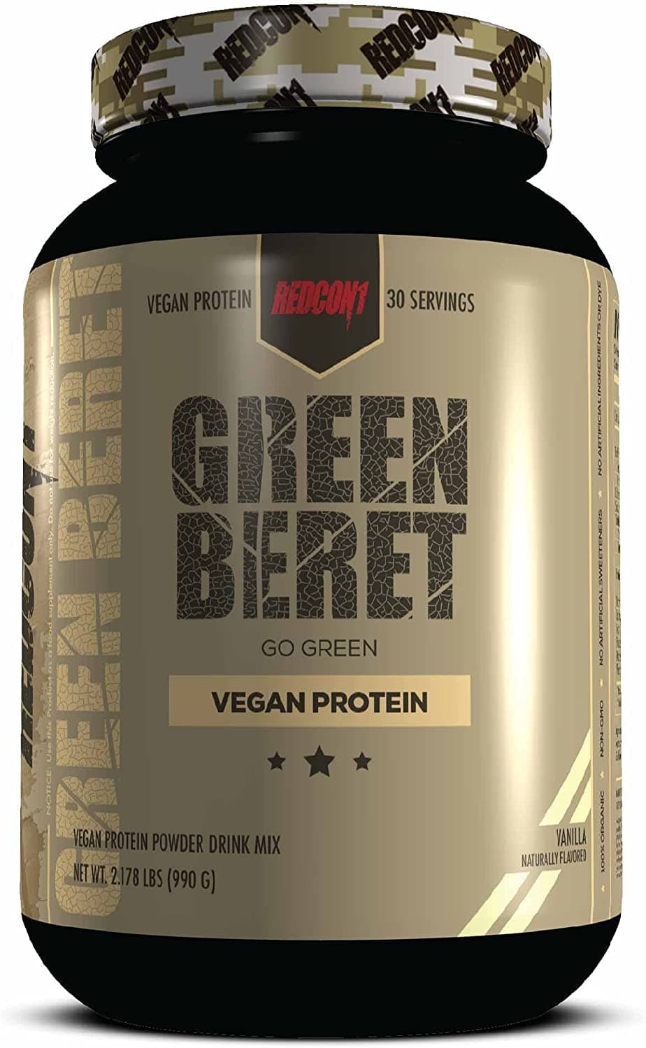 REDCON1 Green Beret Vegan Protein - Vanilla