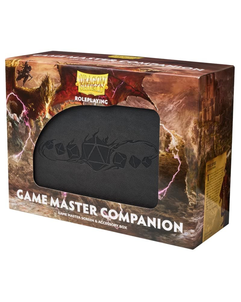Dragon Shield RPG – Game Master Companion: Iron Grey - Durable & Sturdy – Screen & Accessory Box – Dungeon Master Accessory - Tabletop RPG TTRPG – Dungeons & Dragons DND D&D (AT-50010)