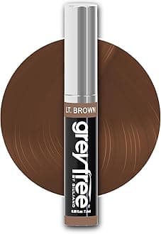 Greyfree Professional Temporary Hair Color, Light Brown, 0.25 Ounce