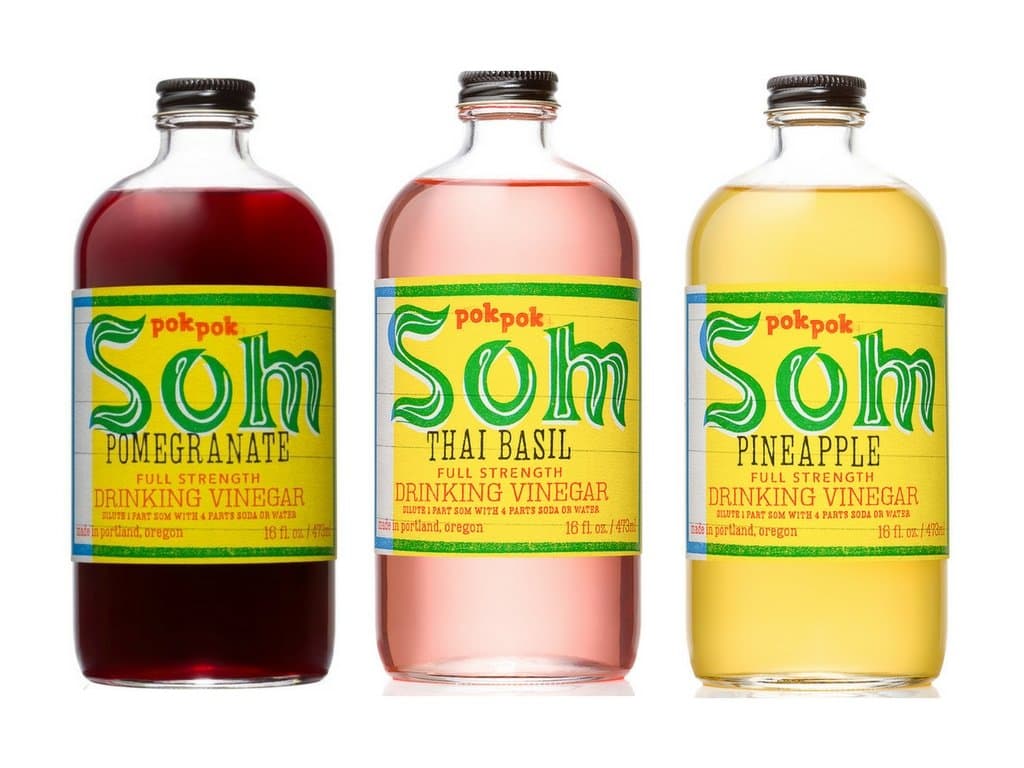 Pok Pok Som 3-pack (Pomegranate + Pineapple + Thai Basil)