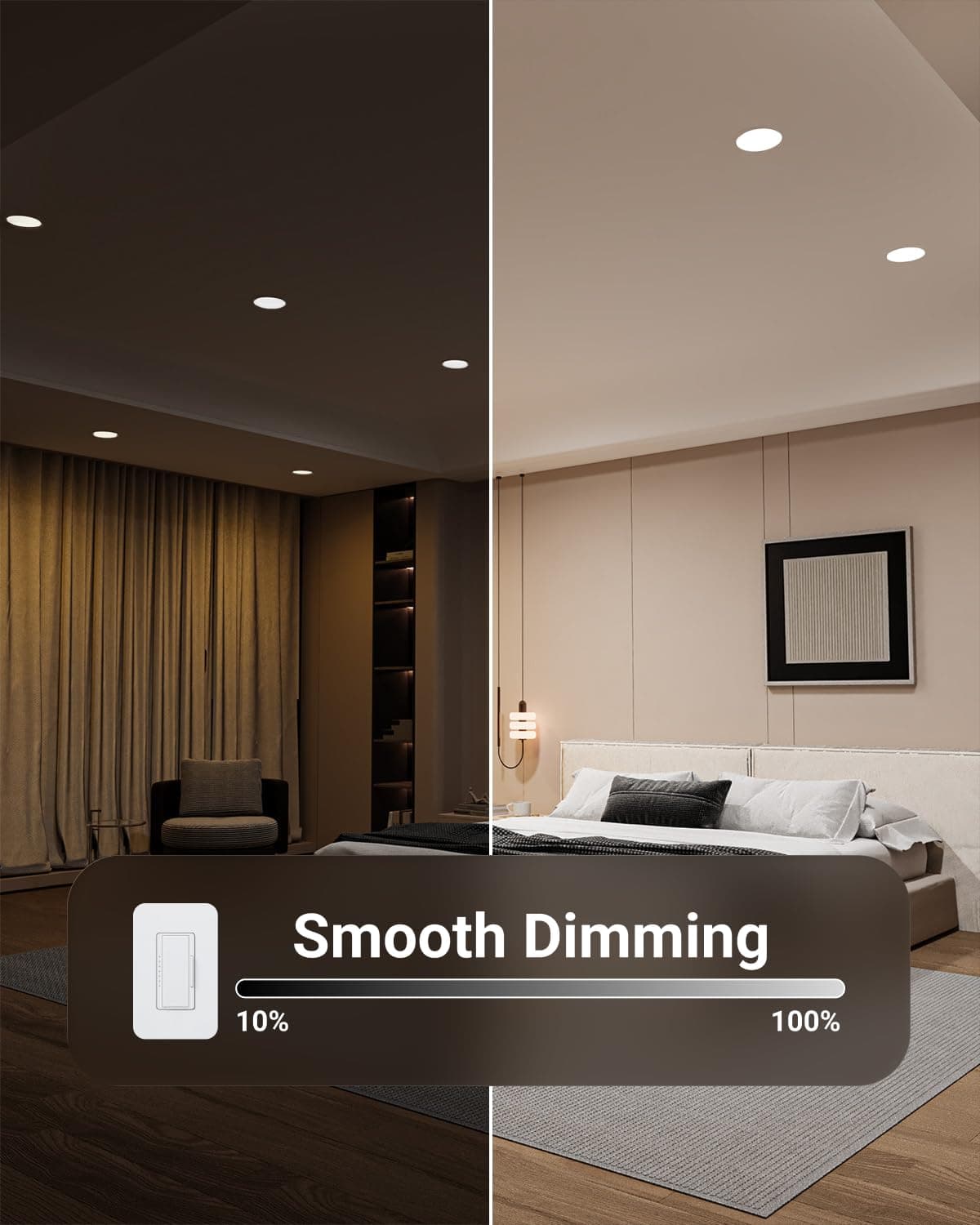 Sunco 12 Pack Recessed Lighting 6 Inch LED, Canless Ceiling Lights Slim with Junction Box, 850 LM, 14W (100W Equivalent), 6000K Daylight Deluxe, Dimmable, Wafer Thin, 50000 Lifetime Hours ETL.