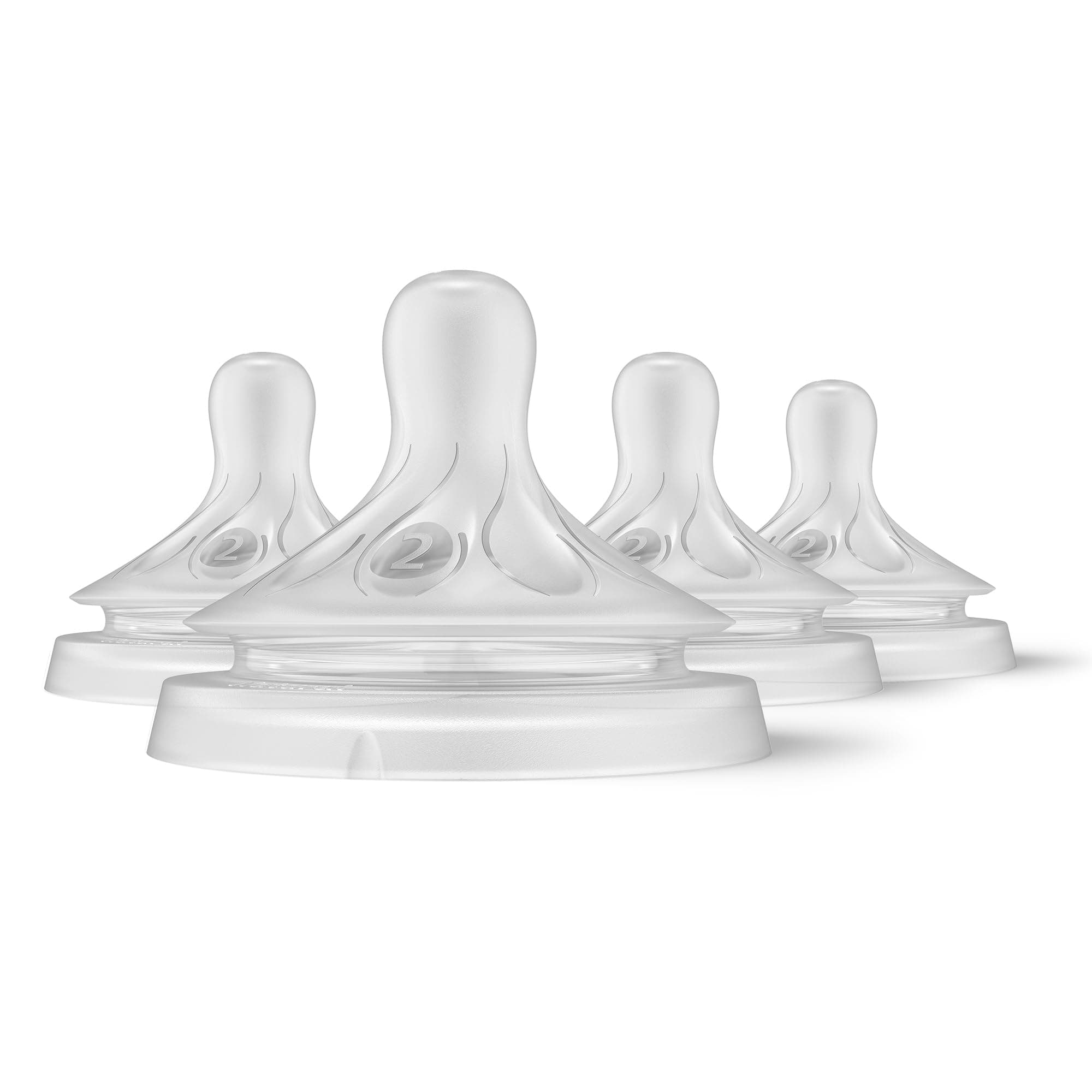 Natural Response Nipple, Slow Flow (Flow 2), 4-Pack, SCY962/04