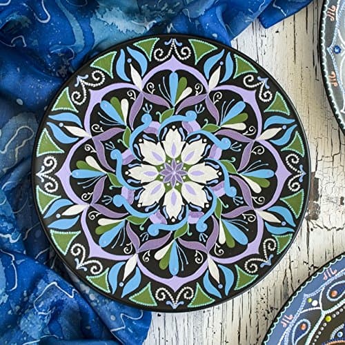 Mandala wall hanging, Decorative plates, Floral plates