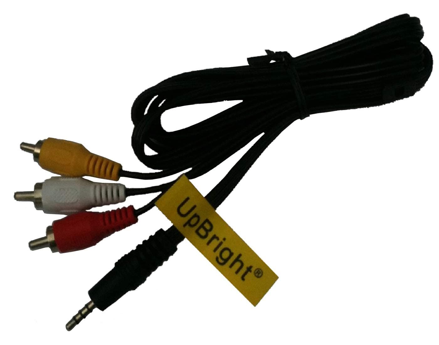 UpBright A/V 3 RCA Audio/Video Cable AV Lead Cord Compatible with JVC Everio Camcorderl GR Serie to TV LCD GR-DVL205 GR-DVL300 GR-DVL300U GR-DVL305 GR-DVL307 GR-DVL308 GR-DVL309 GR-DVL310 GR-DVL310U