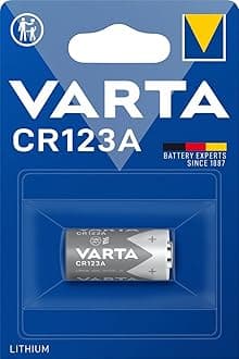 4 Pcs of batteries Varta CR123A 3V Lithium Battery