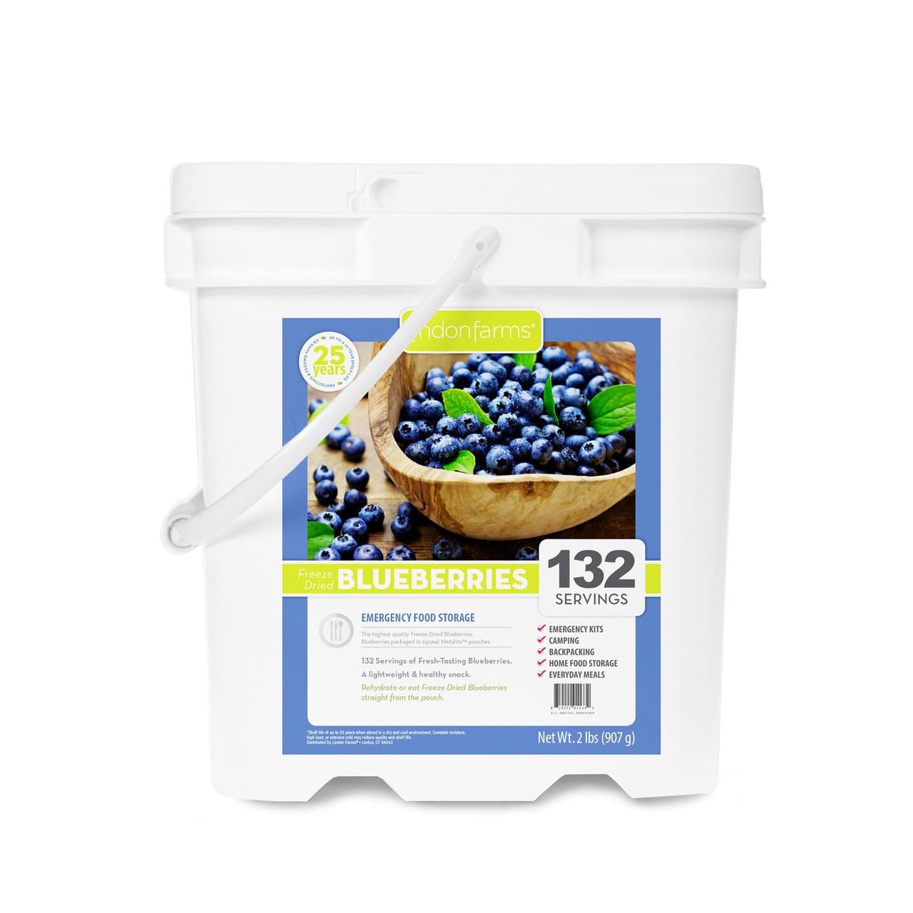 Freeze Dried Blueberries (132 Servings)