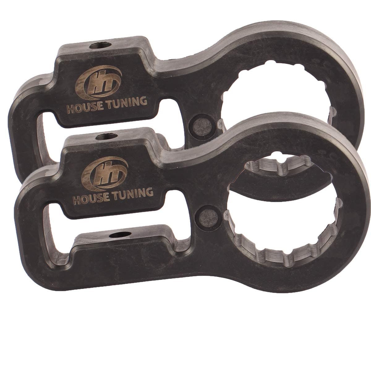 Off Road Lift Jack Handle Keeper, Jack Handle Isolator,Lift Jack Mount Bracket-Pack of 2(Black)