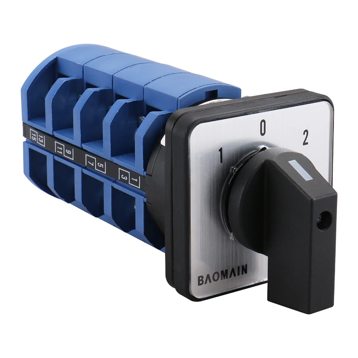 Rotary Selector Cam Changeover Switch AC 660V 63A 3 Positions 4NO+4NC SZW26-63/D404.4