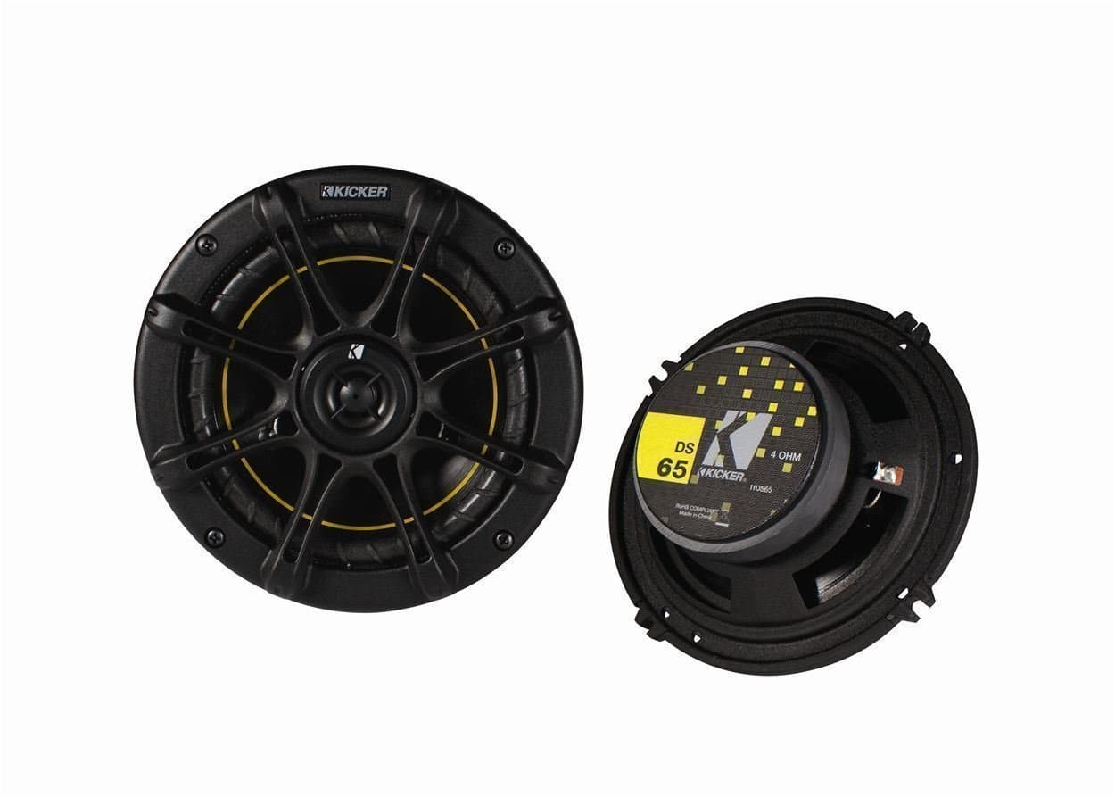 KICKER 4 New Ds65 6.5" 200 Watt 4-Ohm 2-Way Ds Series Car Audio Speakers 11Ds65