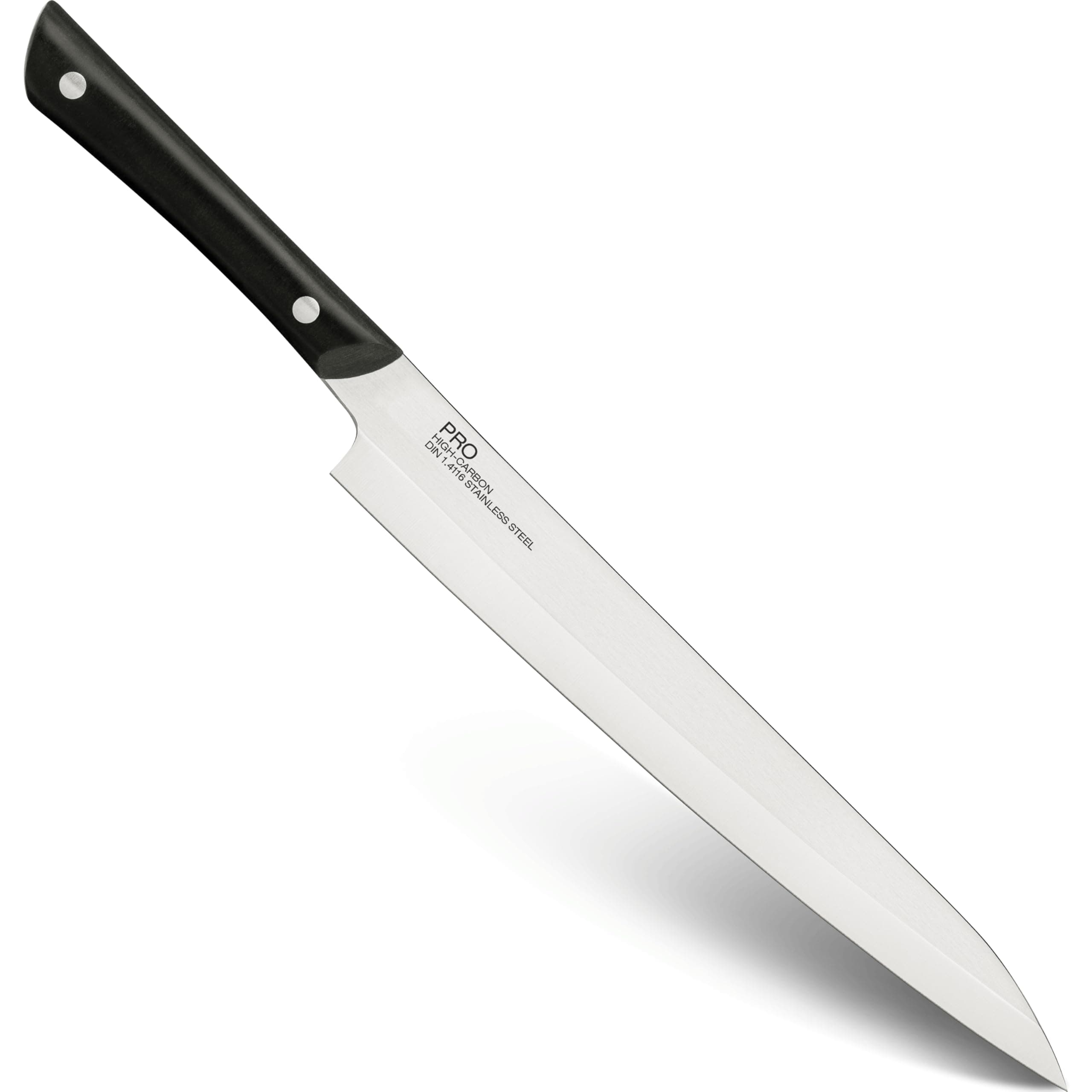 PRO Yanagiba Knife, 9.5", Long, Thin Blade, Glides Through Cuts of Fish with Ease, Hand-Sharpened Japanese Kitchen Knife