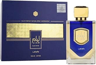 Lattafa Liam Blue Shine Eau De Parfum Men 100ML (3.40 OZ) – Arabian Perfume For Men With Long Lasting Perfume, Captivating Blend Of Notes For Elegance And Confidence