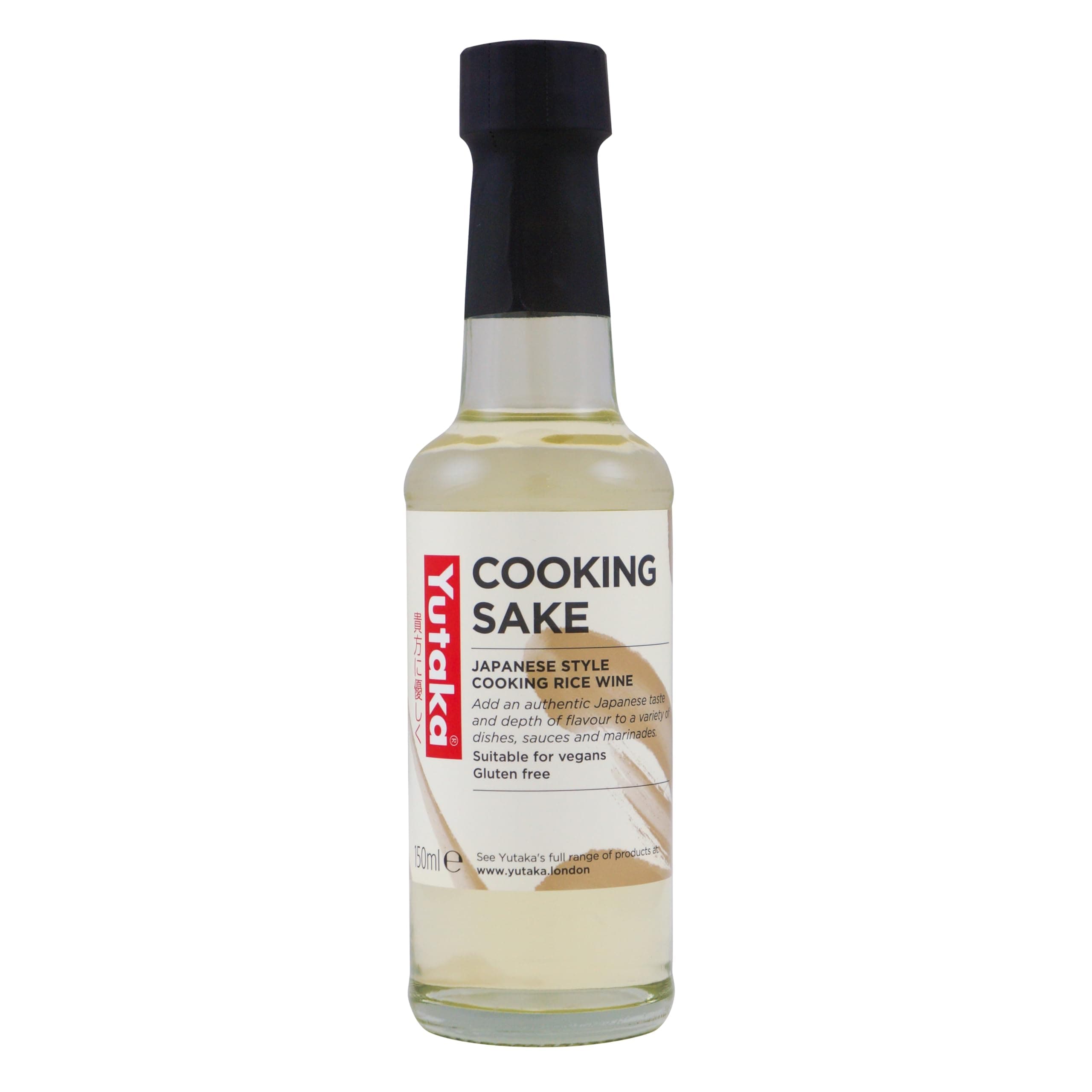 Cooking Sake, 150ml 13.5% - Japanese Style Rice Wine - Essential for Teriyaki Sauce - Adds Authentic Umami Flavour to Stir-Fries, Soups, Marinades & Glazes - Vegan & Gluten Free