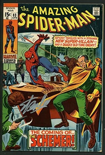 Stan Lee Signed Amazing Spider-Man #83 Comic Book The Schemer PSA/DNA #W18766