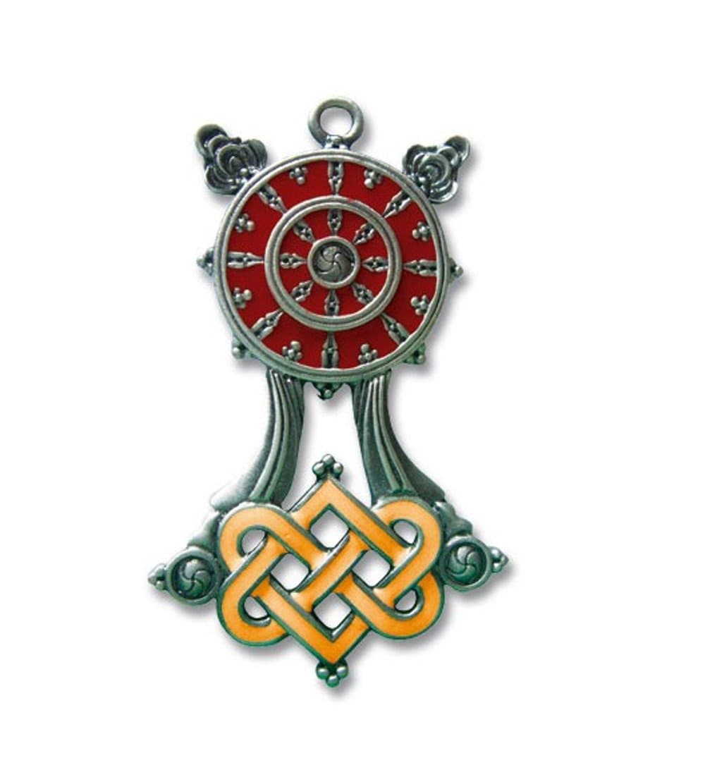 Dharma Buddhist Wheel Pendant