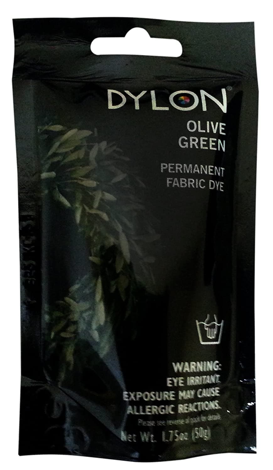Dritz Dylon 87034 Permanent Fabric Dye, Olive Green, 1.75-Ounce