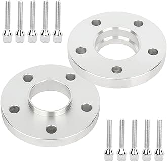 ECCPP 2PCS 5 Lug 20mm Hub Centric Wheel Spacers 5x112mm to 5x112mm 5 LUG fits for Mercedes Benz 2012-2014 SLK250| 2009-2011 SLK300| 2002-2004 SLK32 AMG 66.6mm W/10 Lug Bolts 12x1.5