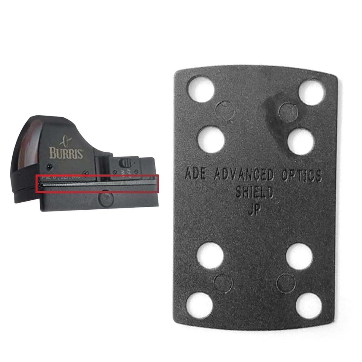 Ade Advanced Optics Delrin Shims – Red Dot Riser Optic Mount for Holosun 407K/507K, Shield RMS/RMSC/SMS, Sig Romeo Zero, Leupold DeltaPoint Pro – Tactical Adapter Plate Shims