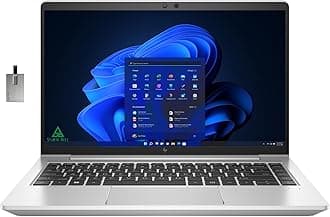 HP 2022 EliteBook 640 G9 14" FHD Business Laptop, 12th Gen i5-1235U, 16GB RAM, 256GB PCIe SSD, Backlit Keyboard, Fingerprint Reader, 720p Camera, Wi-Fi 6E, Win 10 Pro, Silver, 32GB SnowBell USB Card