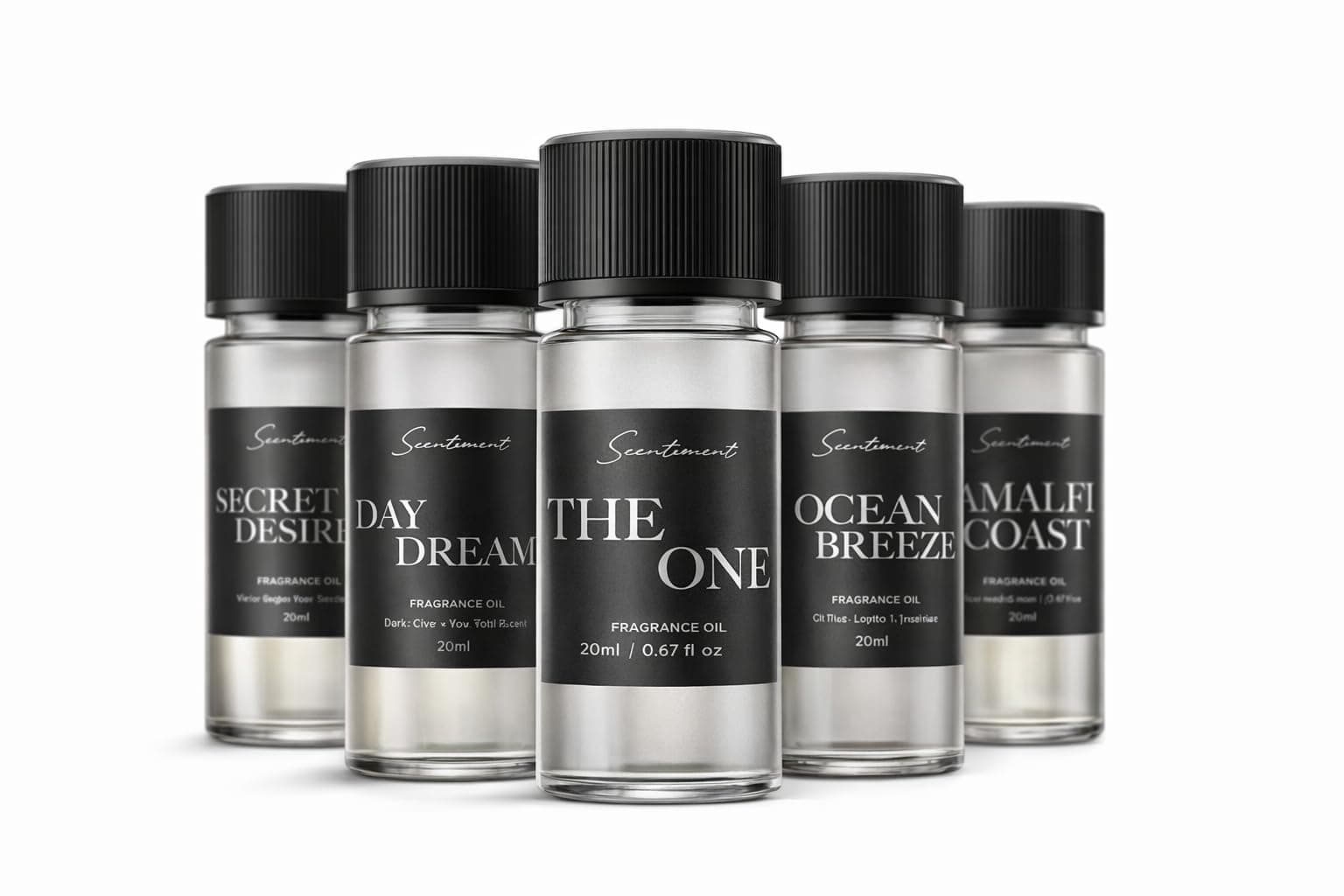 Hotel Diffuser Oil Discovery Kit | Inspired by 1 Hotel® Ritz-Carlton® & Luxury Hotel Scents | Aromatherapy Oils with Notes of Cardamom, Tuscan Leather, and Sandalwood (20ml, Top 5 Scents)