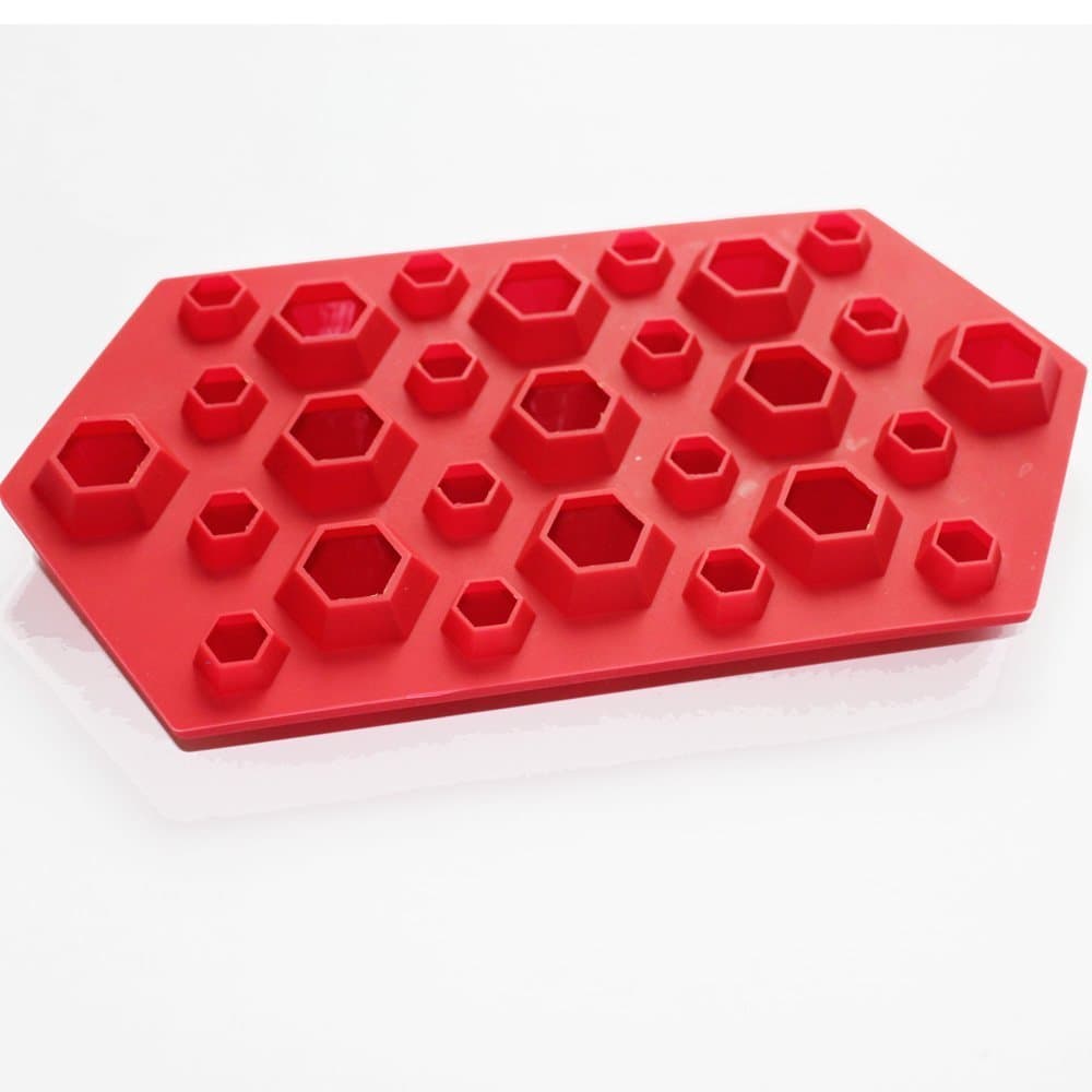 Conversancy 3D Diamonds Gem Cool Ice Cube Chocolate Soap Tray Mold Silicone Party Maker