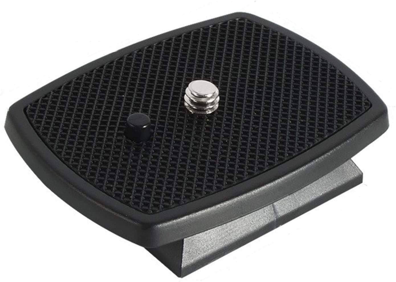 Mini Quick Release Plate QR Release Plate Replacement for Tripod Clamps for Sony VCT-60AV, VCT-D580RM, VCT-D680RM, VCT-R640 and More (Pack of 1, Black)