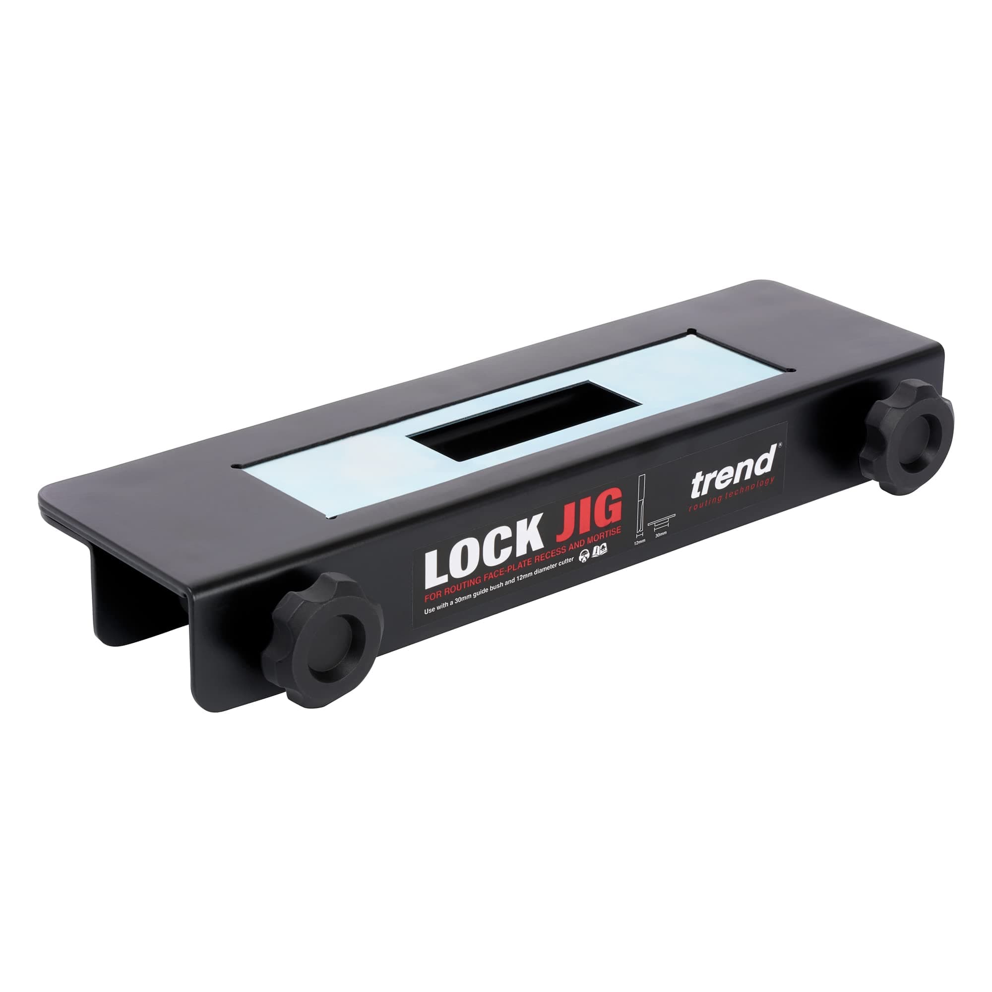 Lock Jig Kit for Routing Face-Plate Recess and Mortise, LOCK/JIG