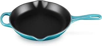 Le Creuset Signature Iron Handle Skillet, 10-1/4-Inch, Caribbean