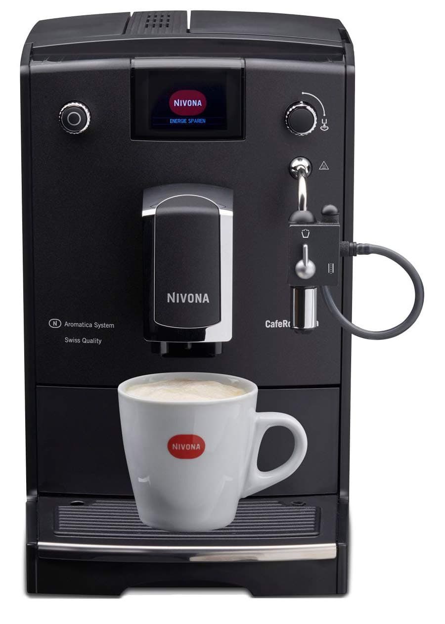 Nivona automatic espresso coffee machine with an adjustable grinder, milk frother, maker for brewing espresso, cappuccino, latte CafeRomatica 660