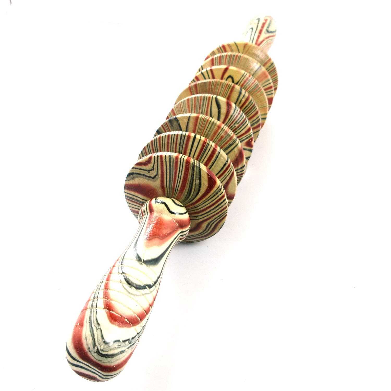 Solid Wooden Roller Massage Stick Therapy Relaxation Soothes for Relieve Muscle Soreness, Cramps, and Lactic Acid Buildup Remover Relief Fat Blast Myofascial Release (Style 1)