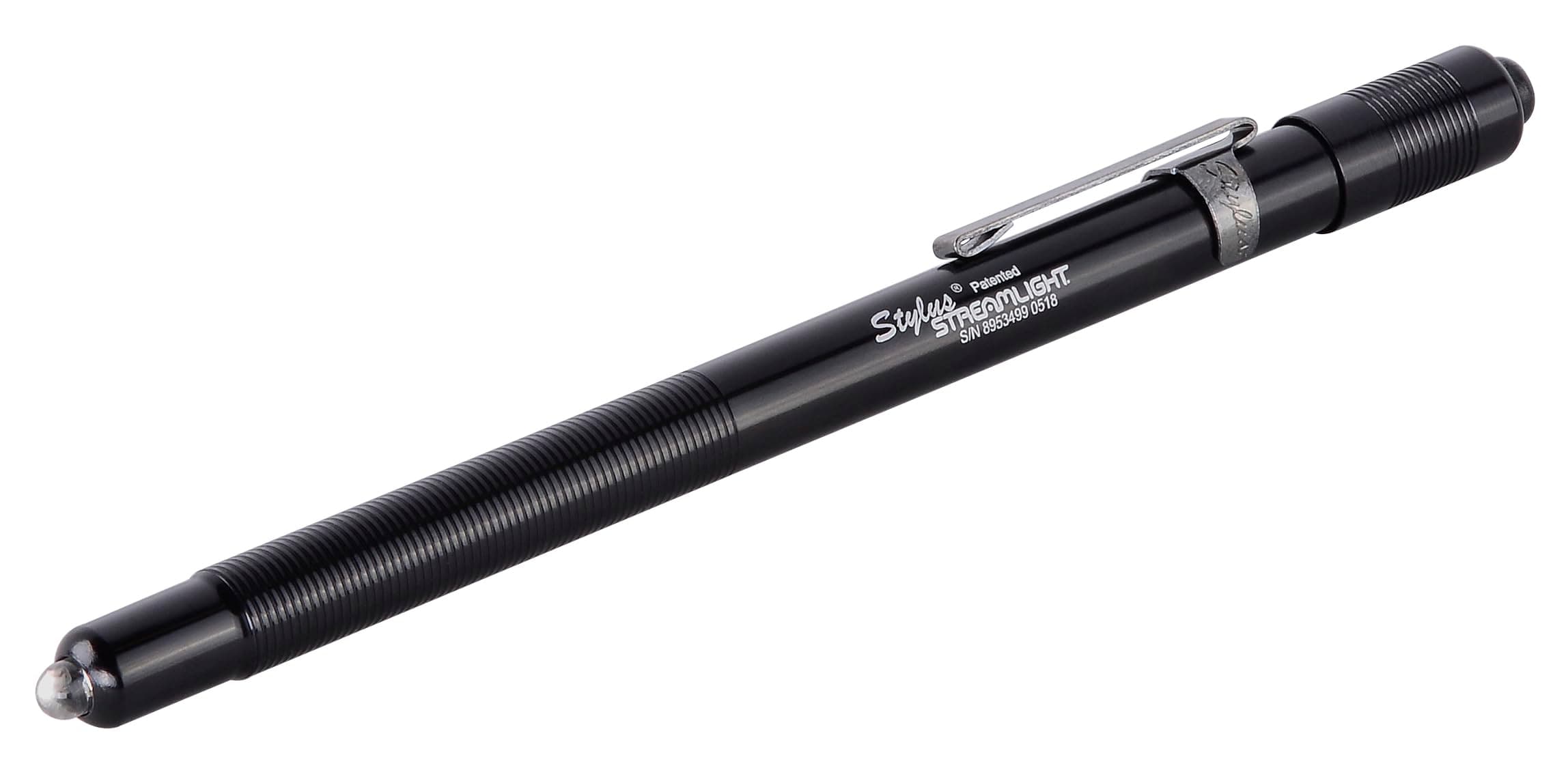 65018 Stylus 3-AAAA LED Pen Light, Black with White Beam, 6-1/4-Inch