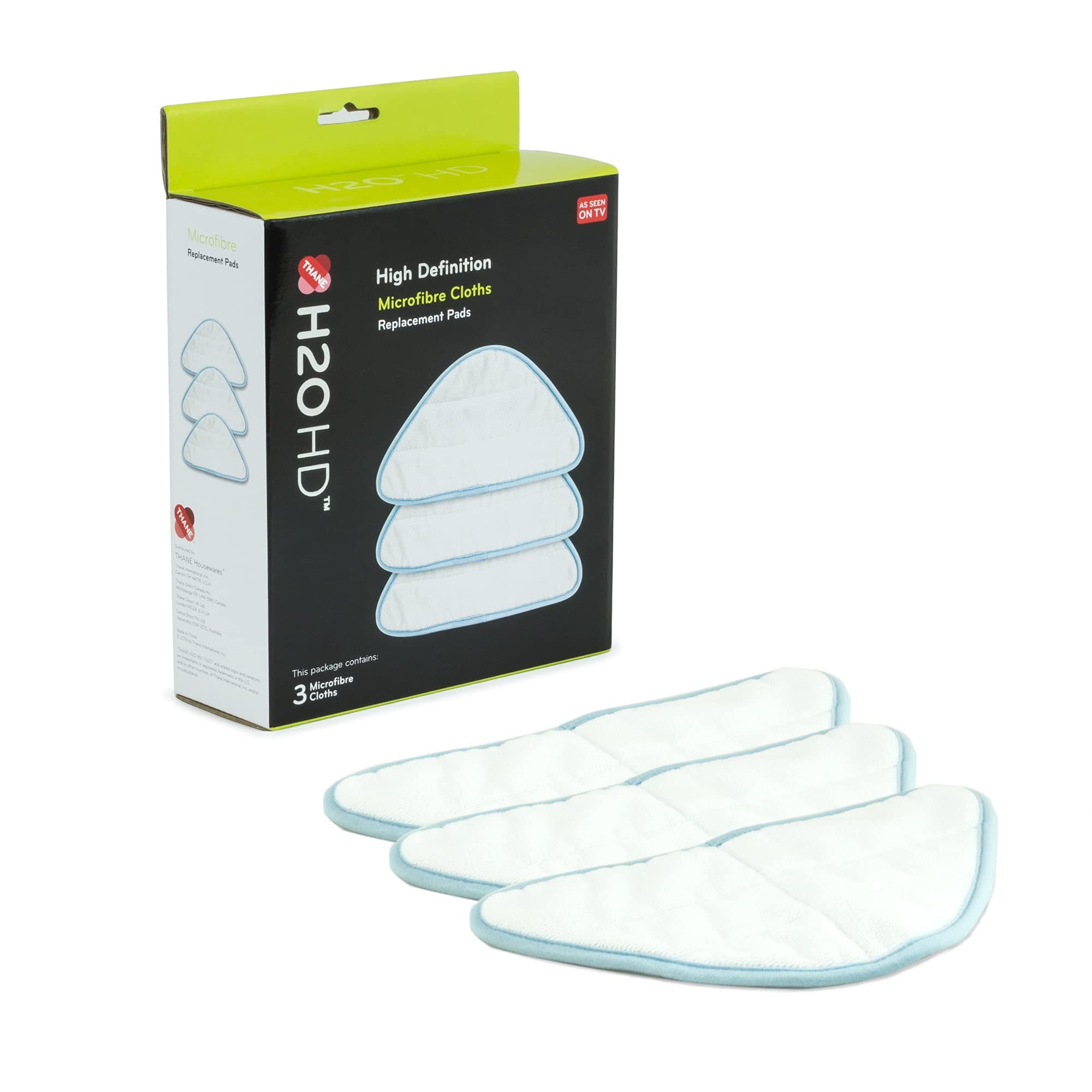 H2O HD - Microfibre Replacement Cloths - Pack of 3