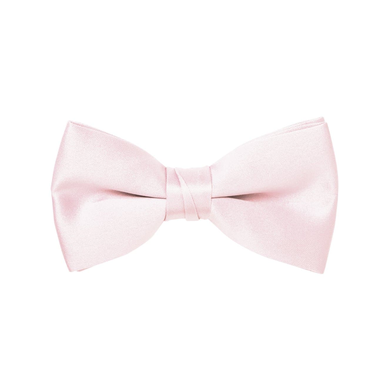 Light Pink Satin Mens 2 1/2" Bow Tie