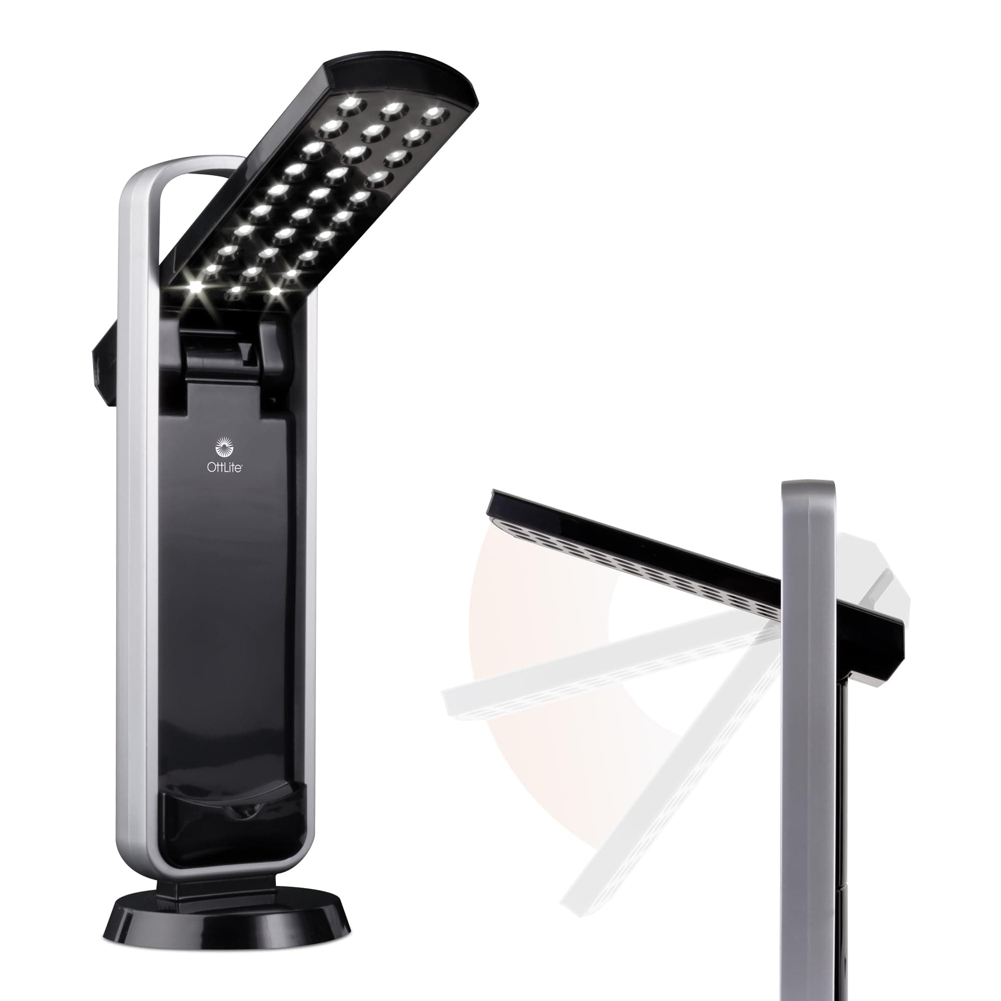 OttLiteBattery Powered LED Mobile Task Lamp, Black