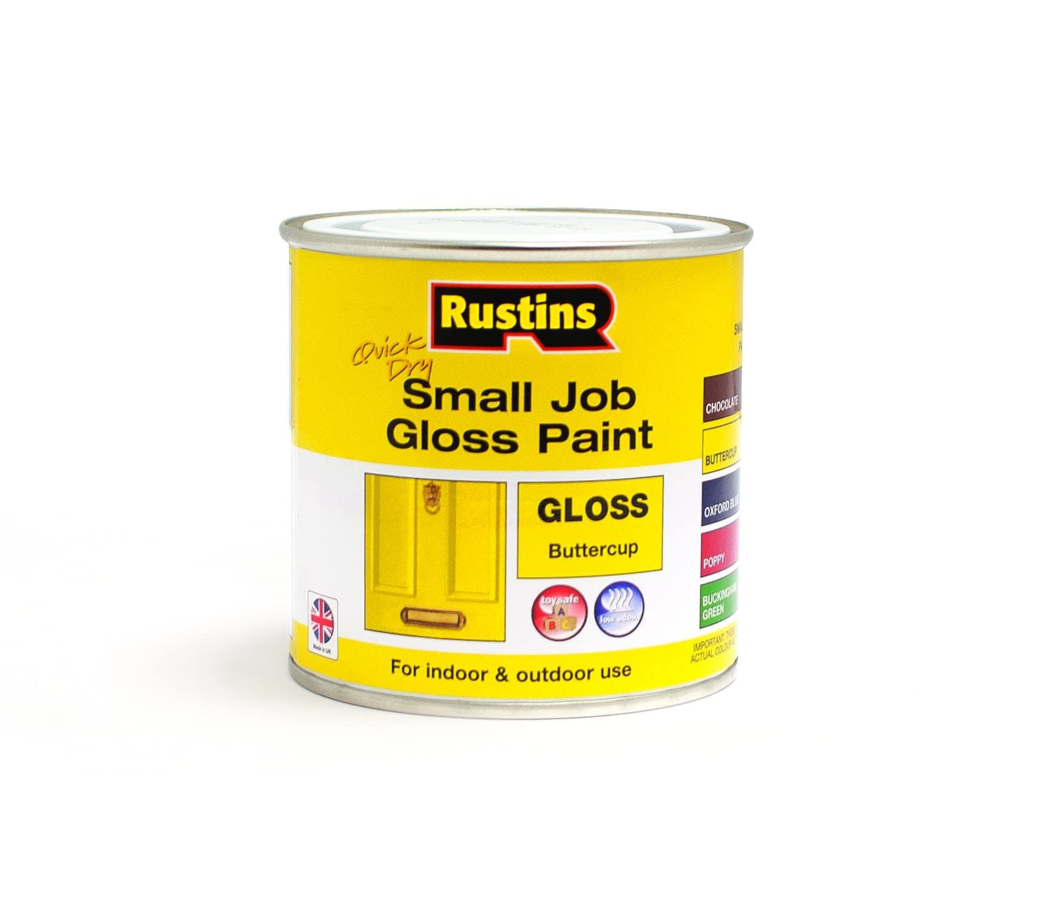 RUSTINS Small Job Gloss Paint Buttercup 250ml
