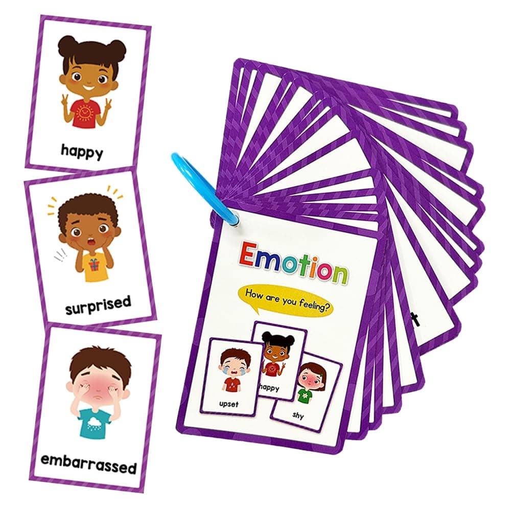Lachilly Emotions English Words Learning Flash Cards