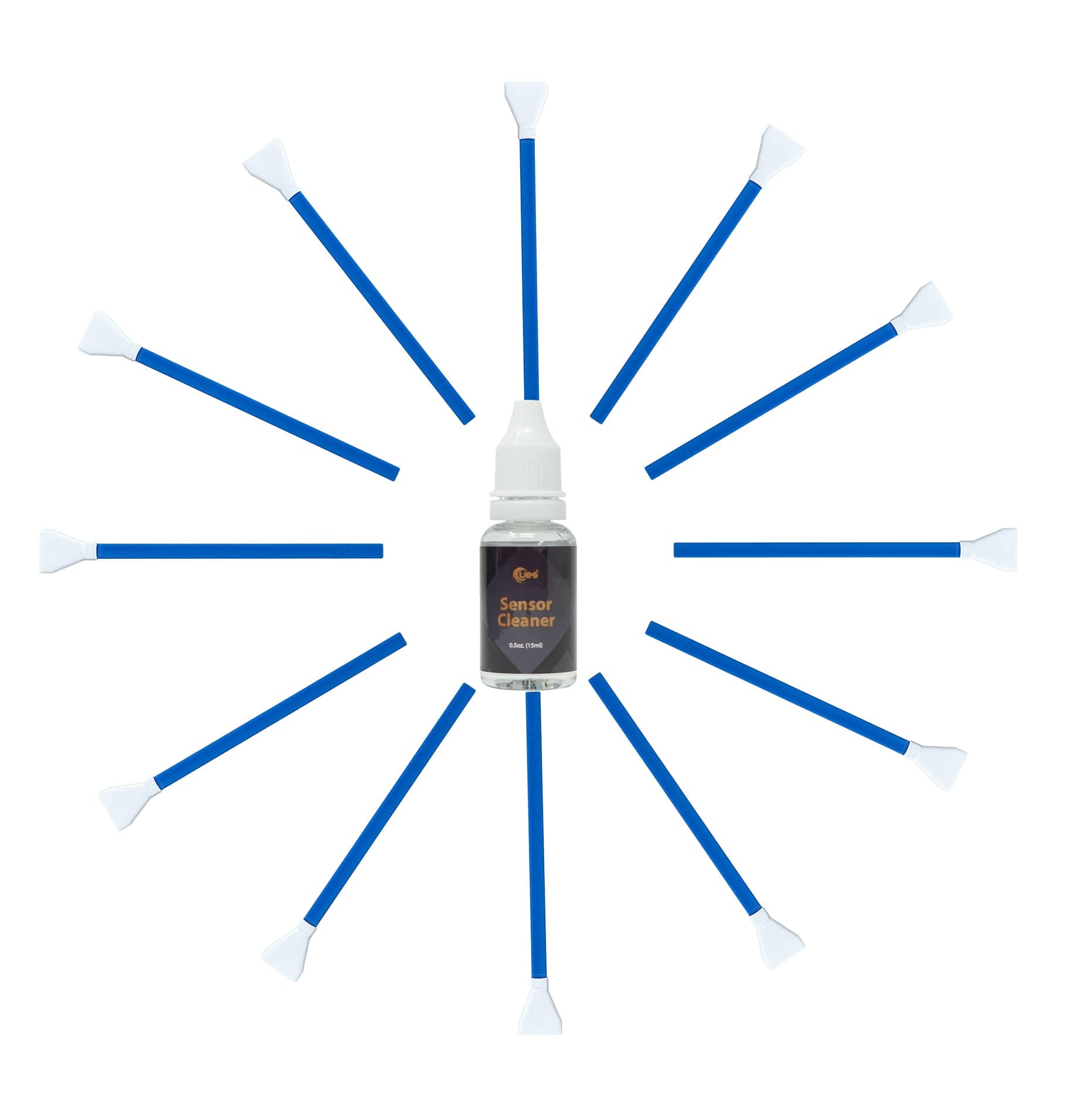 UES APC-C Camera Sensor Cleaning Kit for DSLR and Mirrorless Cameras (12 Swabs and 15ml Cleaner)