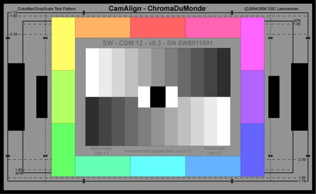 ChromaDuMonde 12 - Camera Alignment Test Chart