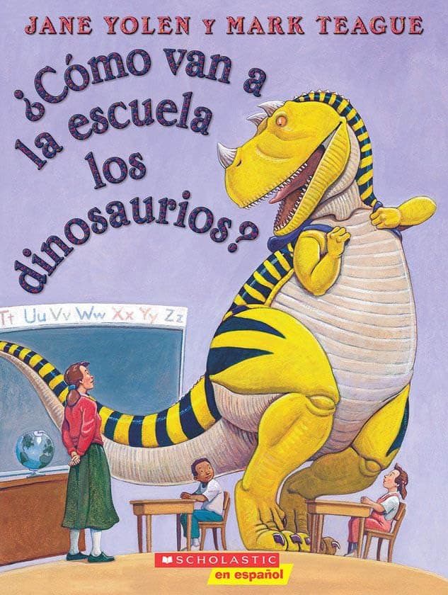 Como van a la escuela los dinosaurios?