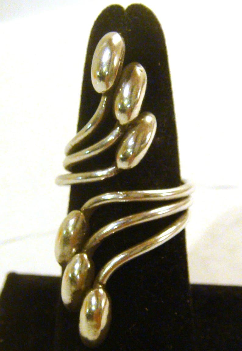 TAXCO .925 Sterling Silver Unique Ring from Mexico RESIZEABLE