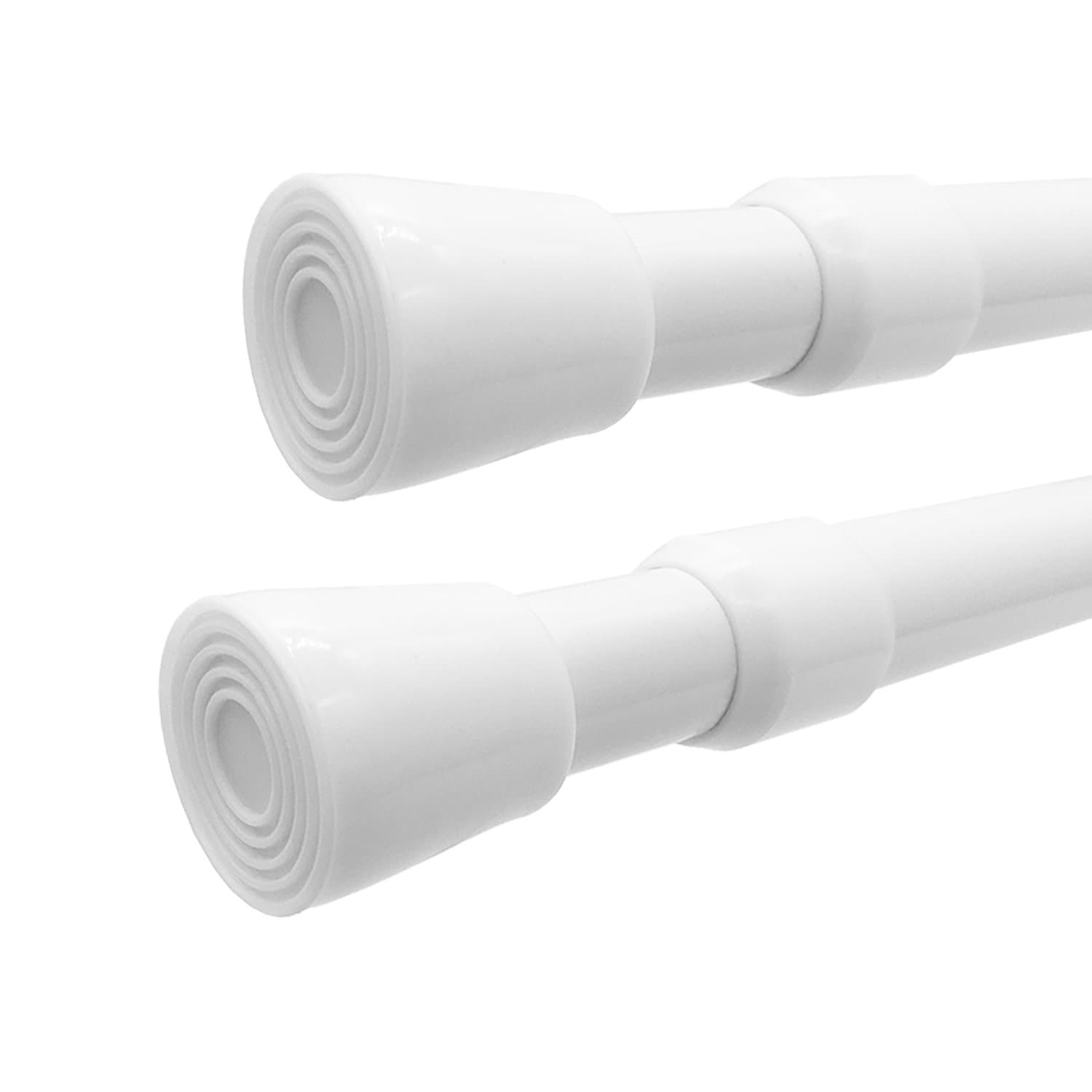 Tension Shower Curtain Rod (White-41x77")