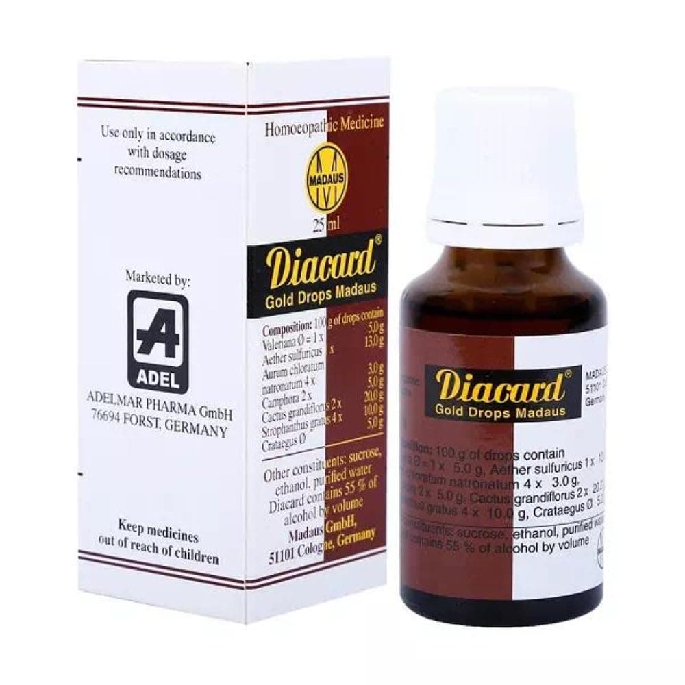 Adel Diacard Gold Drops Madaus - 25ml