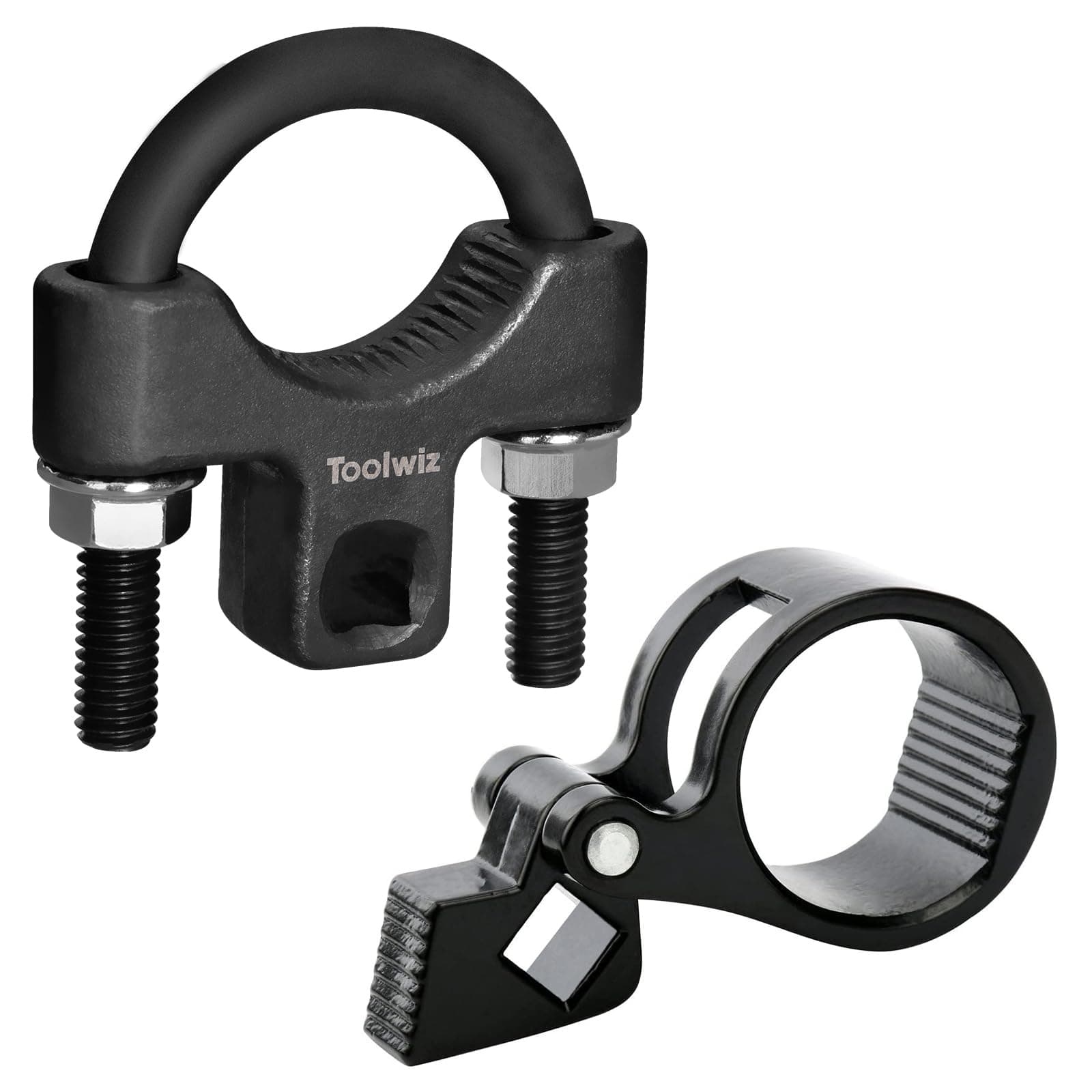 Toolwiz Inner Tie Rod Removal Tool Kit, 3/8'' Universal Low Profile Tool and Inner Tie Rod Hex Wrench Repair Remover 27-42mm End Wrench for 1/2" Square Drive, 2pcs for Most Cars Repair