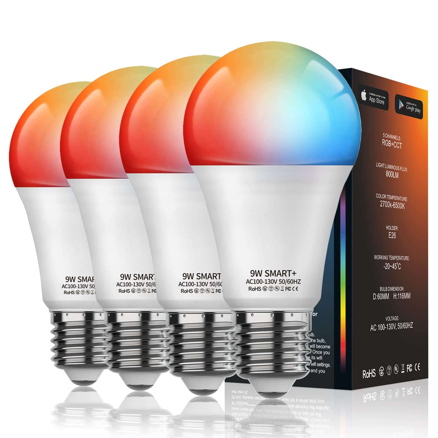 WiFi & Bluetooth Enabled Smart Alexa Light Bulb