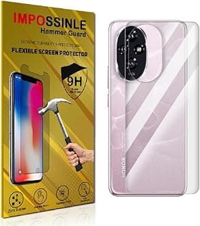 FCS Back (Glossy) for Honor 200 5G | TPU Glossy Finish Flexible Film Self Healing Screen Protector | Screen Guard