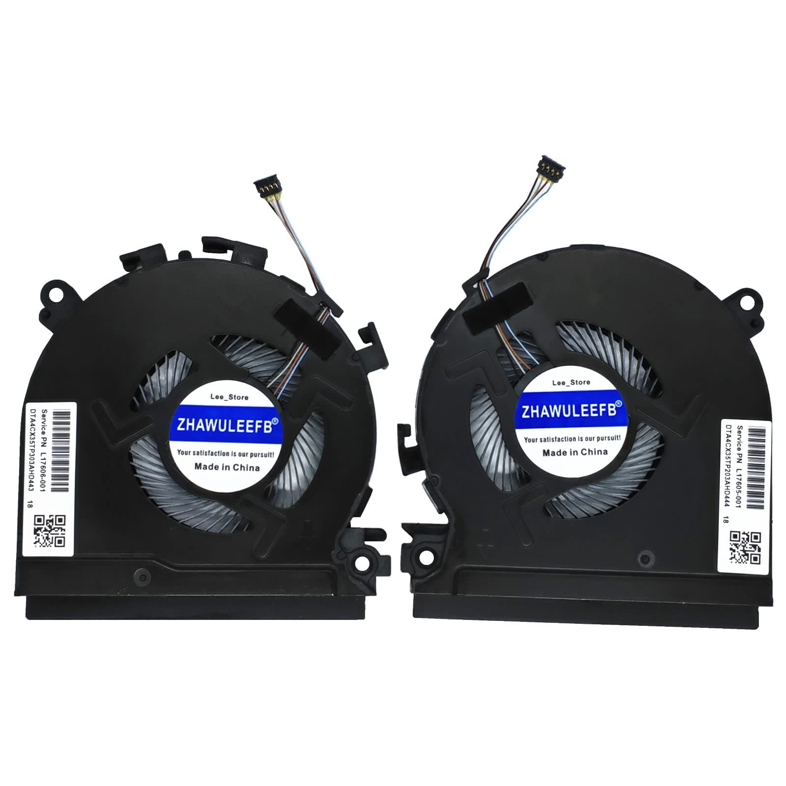 New Compatible CPU and GPU Cooling Fan for Hp Spectre X360 15-CH 15-CH011DX 15-CH008CA Series L17605-001 NS75C00-17J21 L17606-001 NS75C00-17J22 Laptop Fan