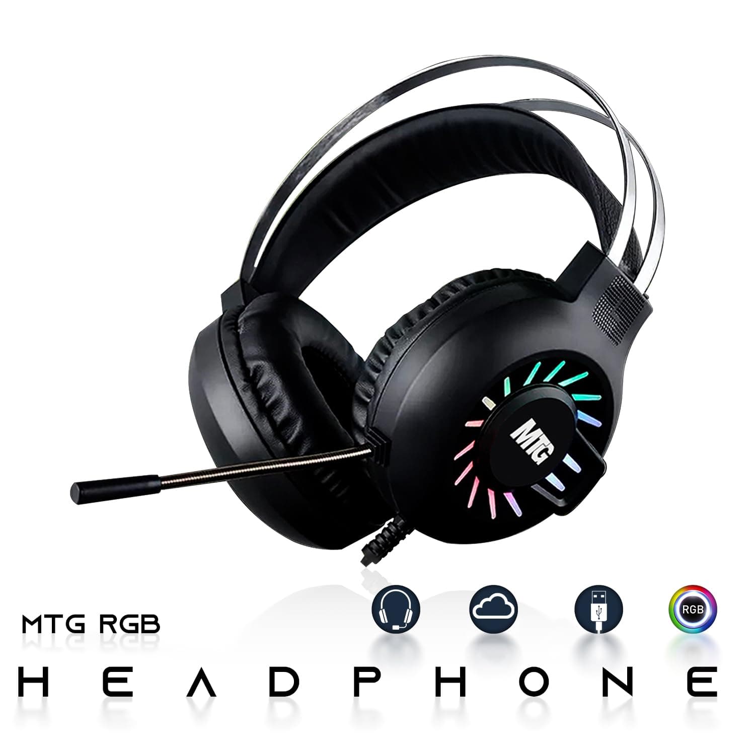 Dell Desktop PC Gaming Bundle - Core i7, 16GB RAM, 512GB SSD, AMD RX 550, RGB Keyboard with AI-Enabled Copilot Key, Mouse, RGB Headphone, Webcam, Wi-Fi, Win 11 Home (Renewed)