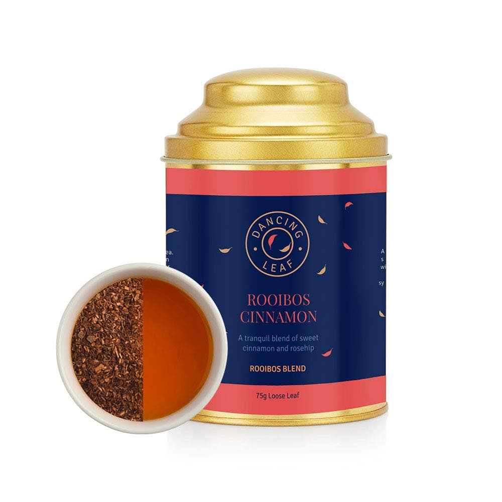 Dancing Leaf Cinnamon Rooibos | Loose Leaf Tin (75 GMS)