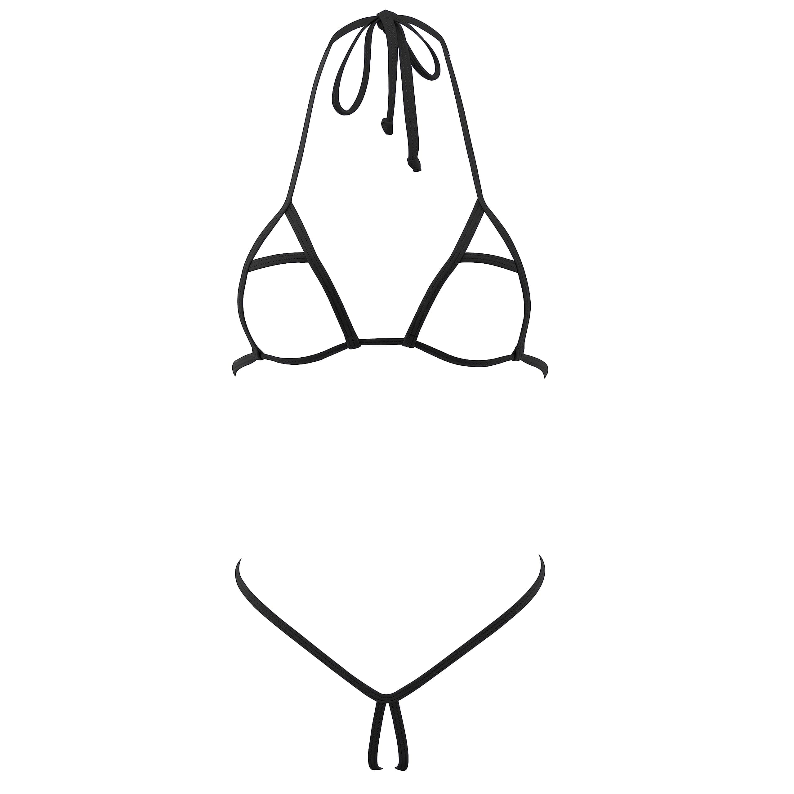 SHERRYLO Micro Bikini Extreme Slutty G String Bikinis Crotchless Exotic Women Lingerie No Coverage Nude Sexy Dancer Outfits